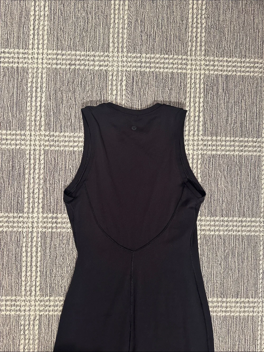 Lululemon All Aligned Midi Dress in black